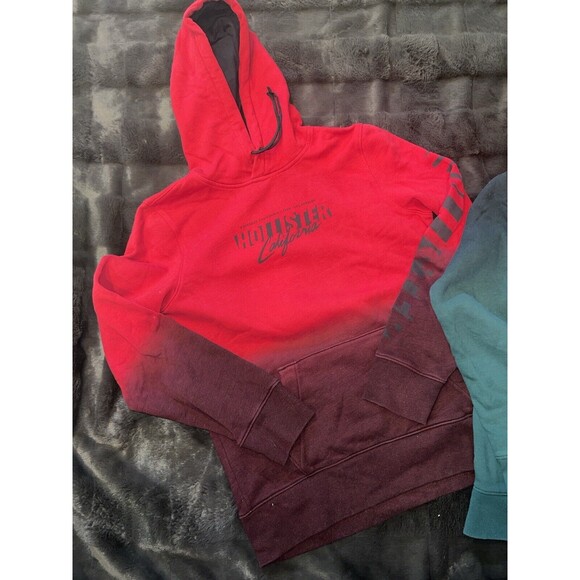 Hollister Sweatshirts Womens S Ombré Hoodies Logo Pullover Lot Of 2 casual - Picture 2 of 9